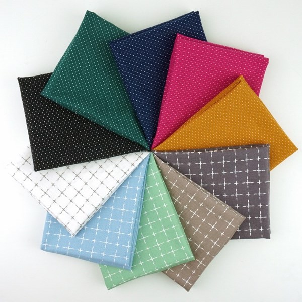 Haptic Wovens Fat Quarter Bundle | Figo Studio | 10 FQs