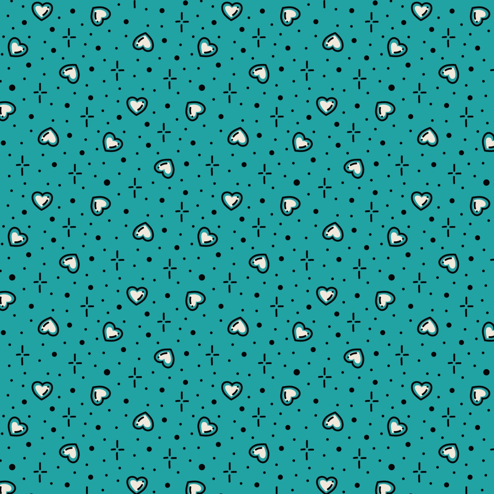 Heart Plus - Teal