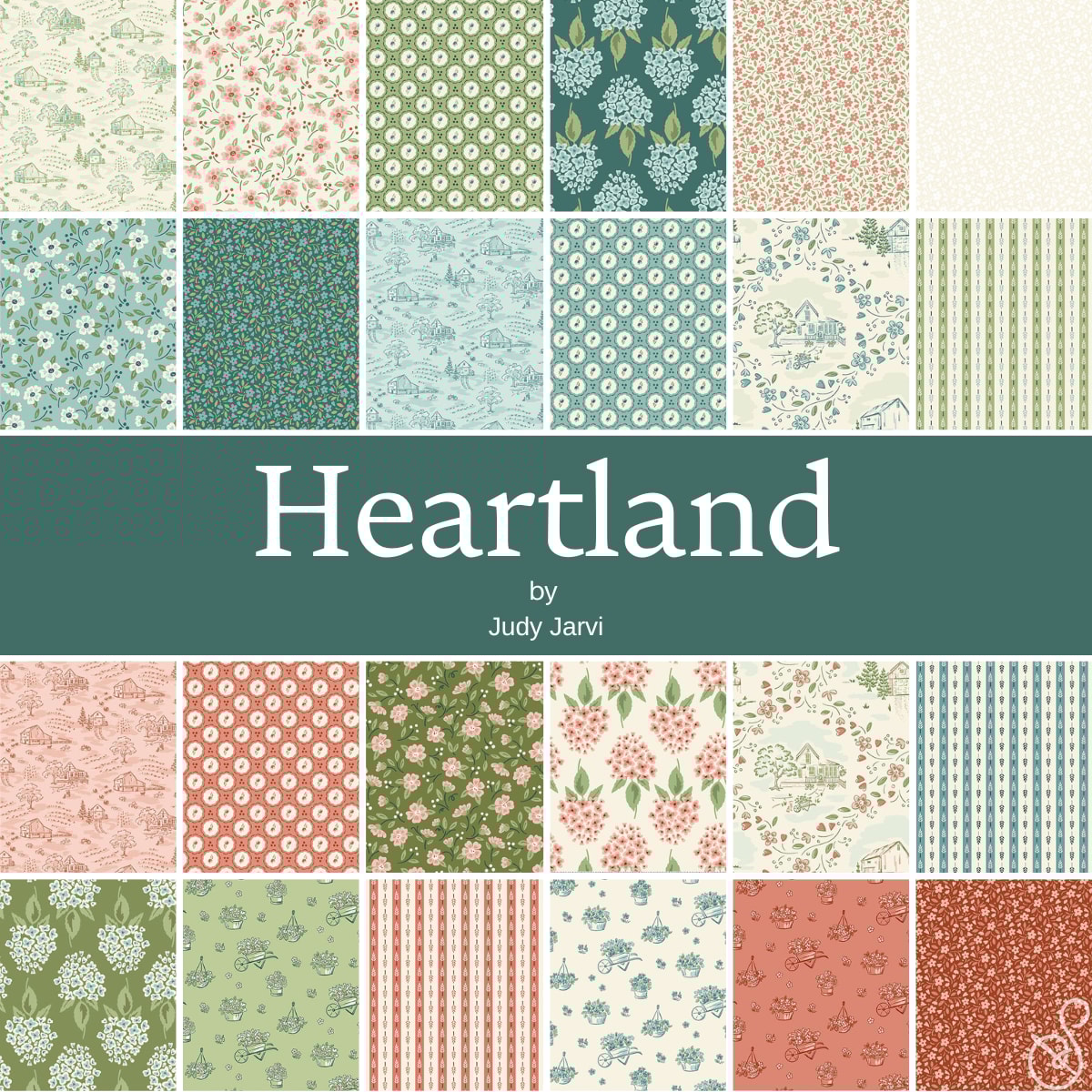 Heartland Jelly Roll | Judy Jarvi | 40 PCs