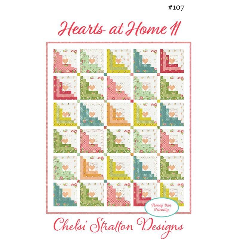 Hearts at Home II Quilt Pattern | Chelsi Stratton Designs