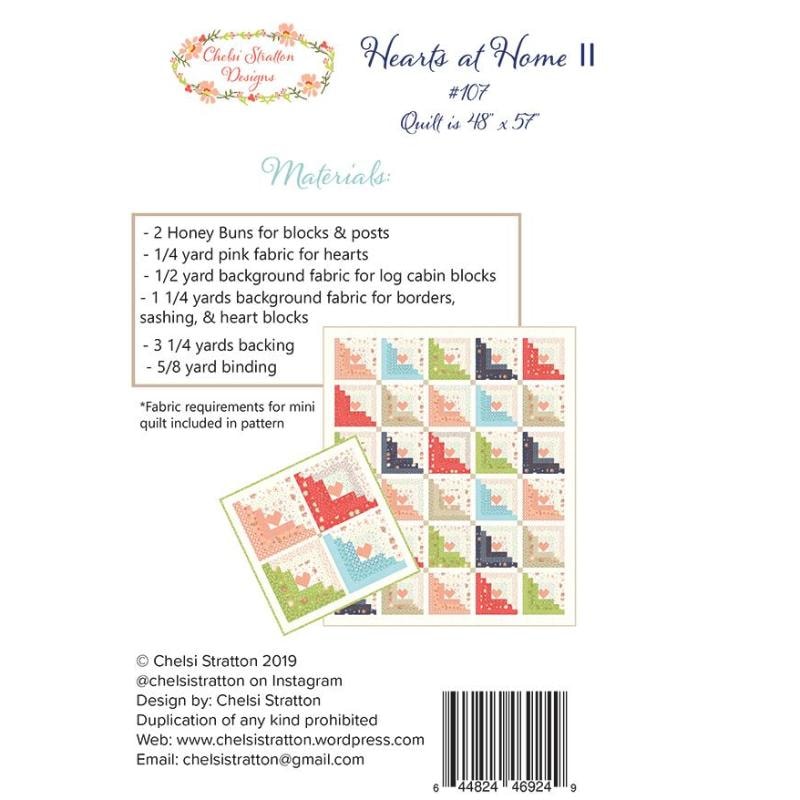 Hearts at Home II Quilt Pattern | Chelsi Stratton Designs