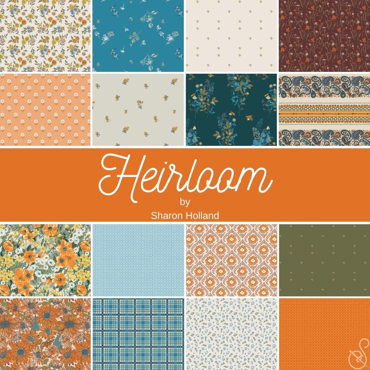 Heirloom Half Yard Bundle | Sharon Holland | 16 SKUs