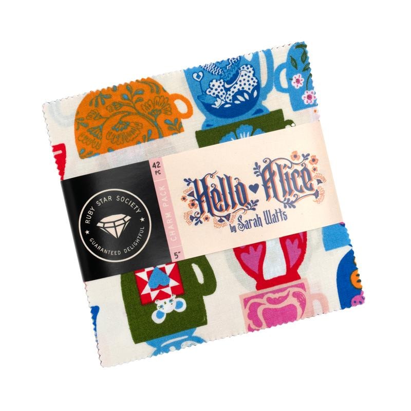 Hello Alice Charm Pack | Sarah Watts | 42 PCs