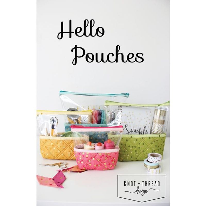 Hello Pouches Pattern | Knot + Thread Design