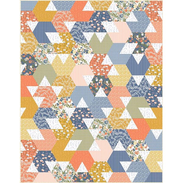 Hex is Gone Quilt Pattern | Taren Studios