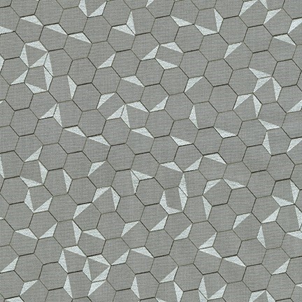 Hexagon Shimmer in Pewter