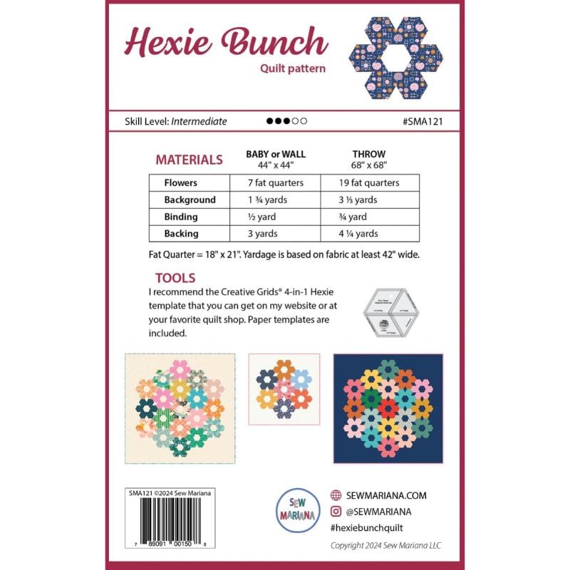 Hexie Bunch Quilt Pattern | Sew Mariana
