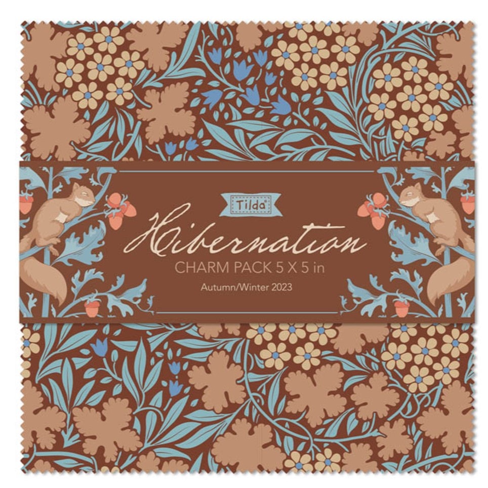Hibernation Charm Pack | Tilda Fabrics | 40 PCs