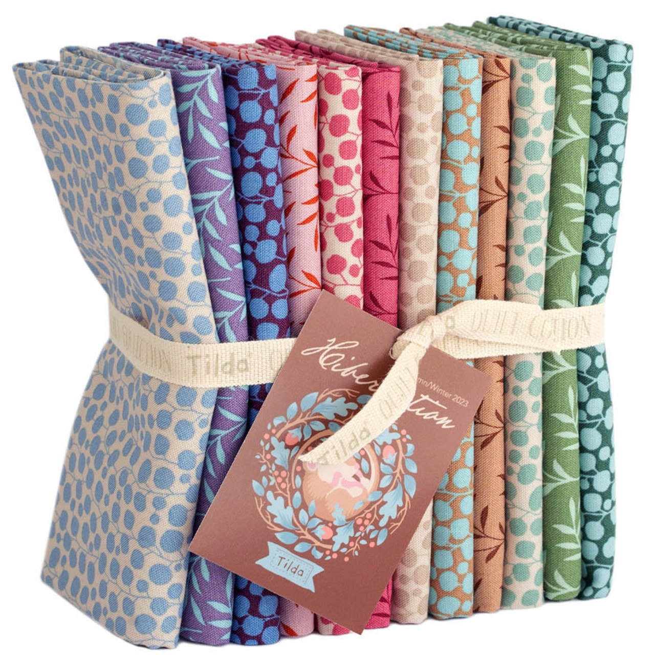 Hibernation Fat Quarter Bundle | Tilda Fabrics - Blenders 12FQs