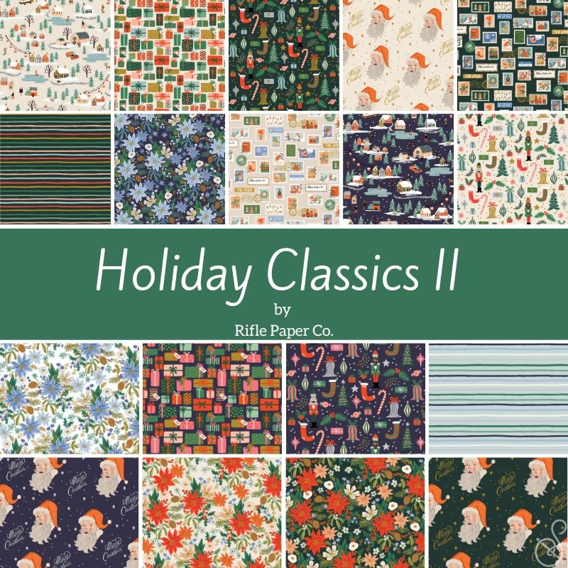 Holiday Classics II Charm Pack | Rifle Paper Co. | 42 PCs