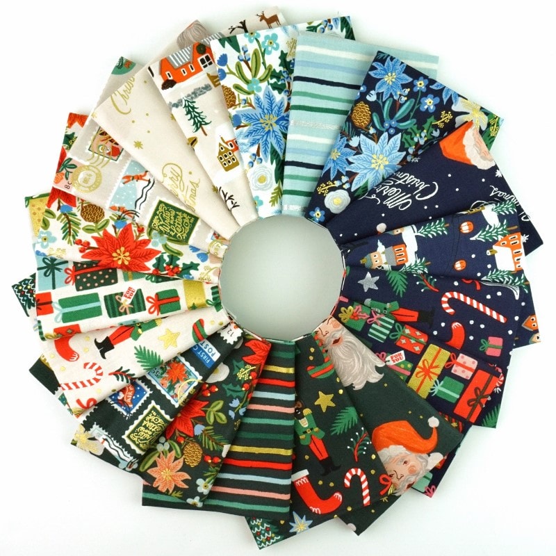 Holiday Classics II Fat Quarter Bundle | Rifle Paper Co. | 18 FQs