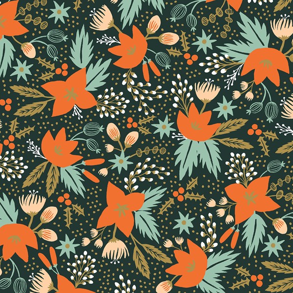 Poinsettia - Evergreen Rayon