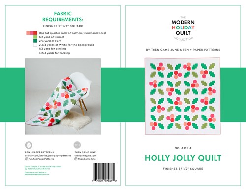 Holly Jolly Quilt Kit by Then Came June