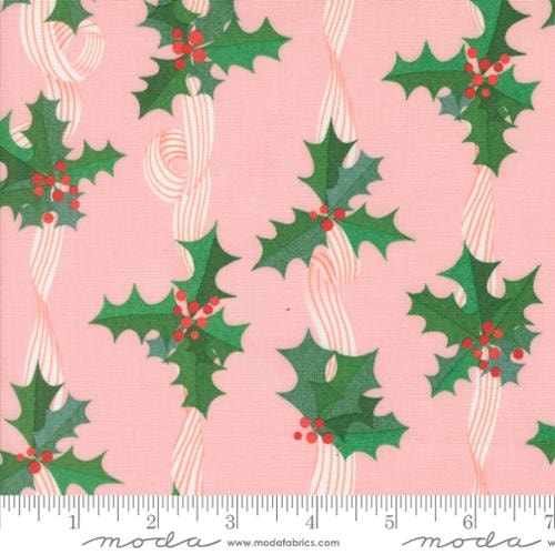 Holly Stripes - Cotton Candy