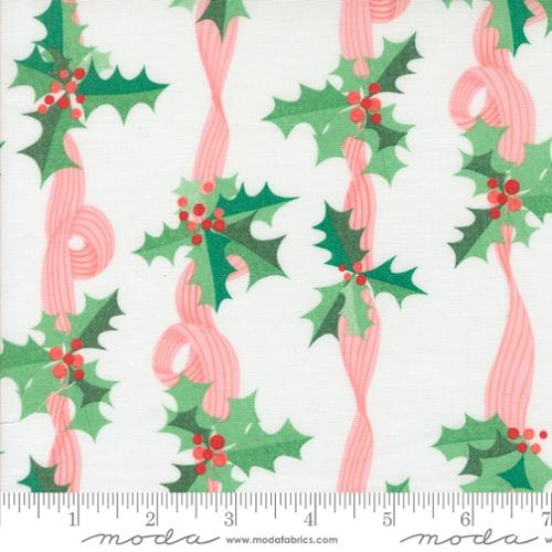Holly Stripes - Snow