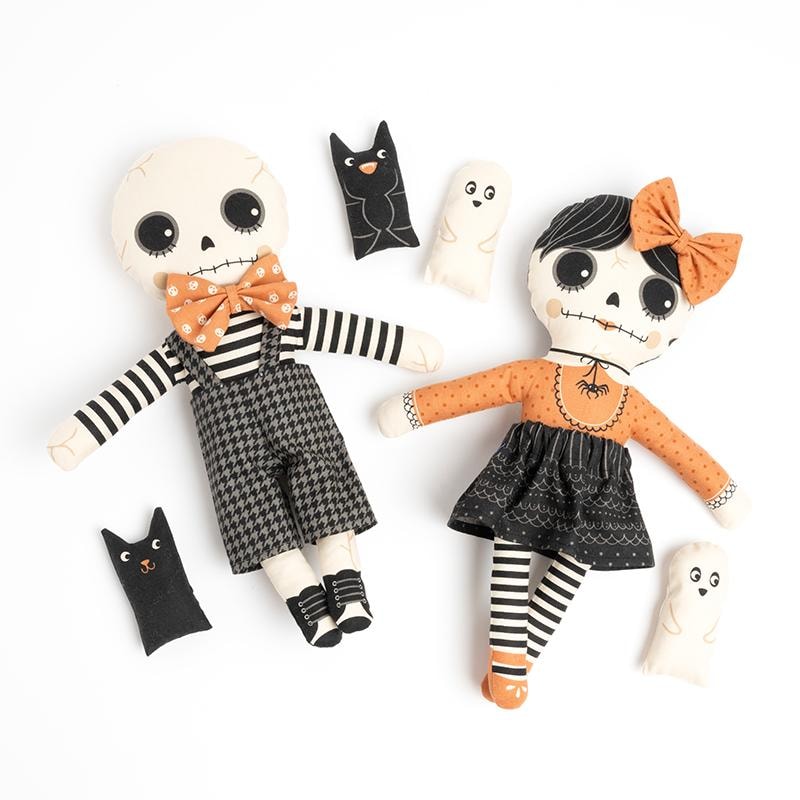 Home Sweet Haunt Skelly Doll Panel | 36" x 44"