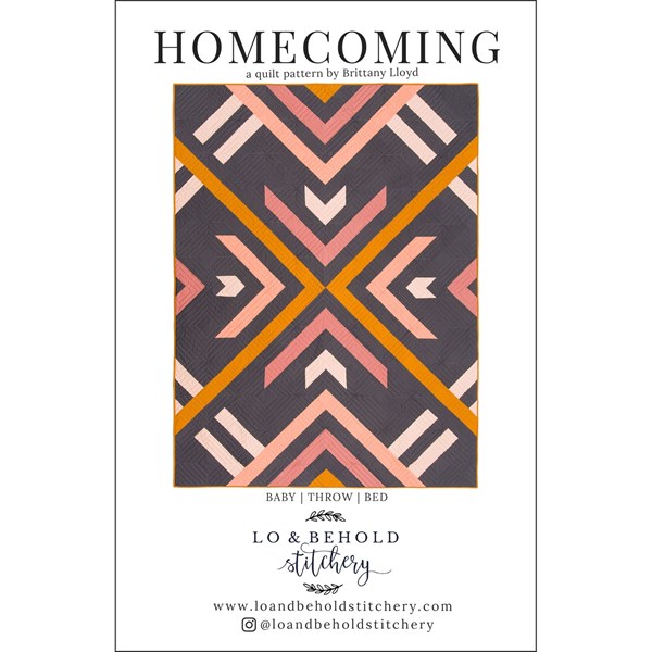Homecoming Quilt Pattern by Lo and Behold Stitchery