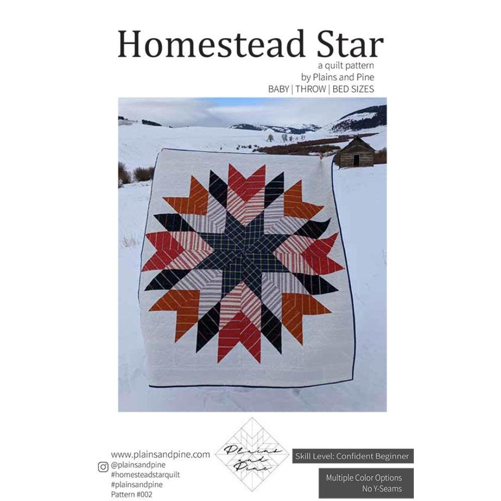 Homestead Star Quilt Pattern  | Plains & Pine