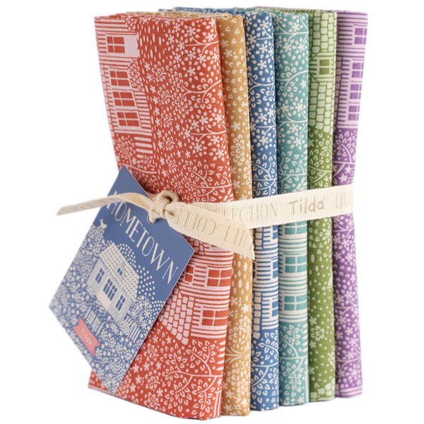 Hometown Fat Quarter Bundle | Tilda Fabrics  - My Neighborhood 6FQs