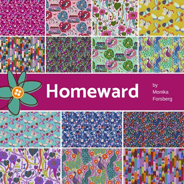 Homeward Half Yard Bundle | Monika Forsberg | 14 SKUs
