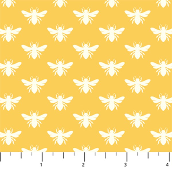 Honey Bee Sunshine Fabric Yardage, SKU: 90663-50