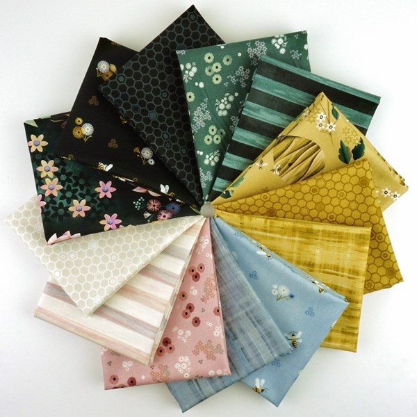 Honey Bloom Fat Quarter Bundle | Laura C. Moyer | 13 FQs