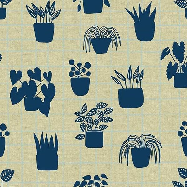 House Plants - Cyan