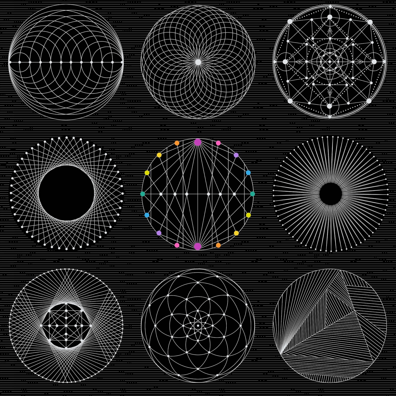 Hypotrochoid - Night WIDE