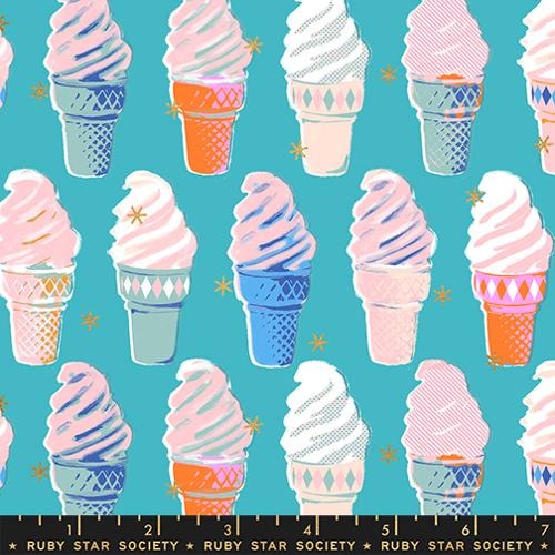 Ice Cream - Turquoise Metallic
