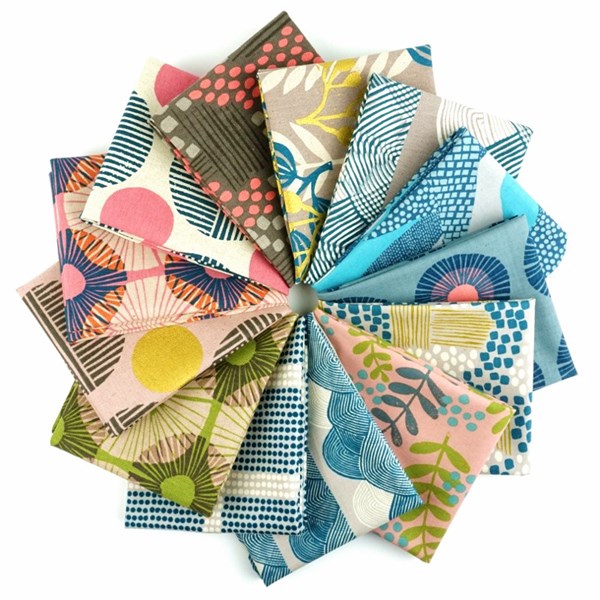 Imagined Landscapes Fat Quarter Bundle by Jen Hewett