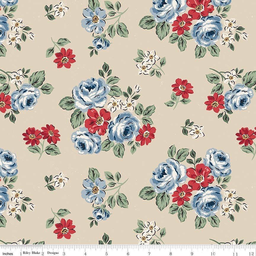 Independence Floral - Beige