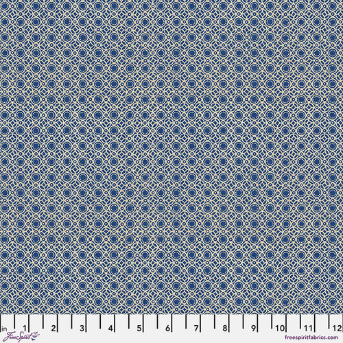 Indigo Tiny Print