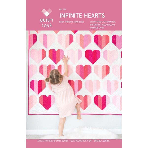 Infinite Hearts Pattern by Quilty Love