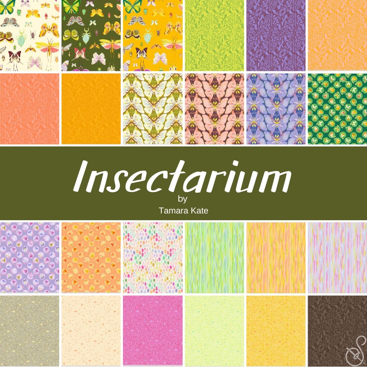 Insectarium Fat Quarter Bundle | Tamara Kate | 24 FQs + 1 Panel
