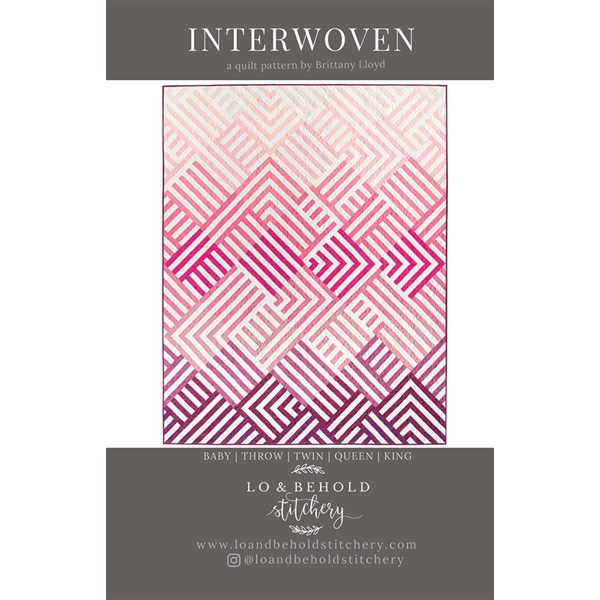 Interwoven Pattern by Brittany Lloyd of Lo and Behold Stitchery