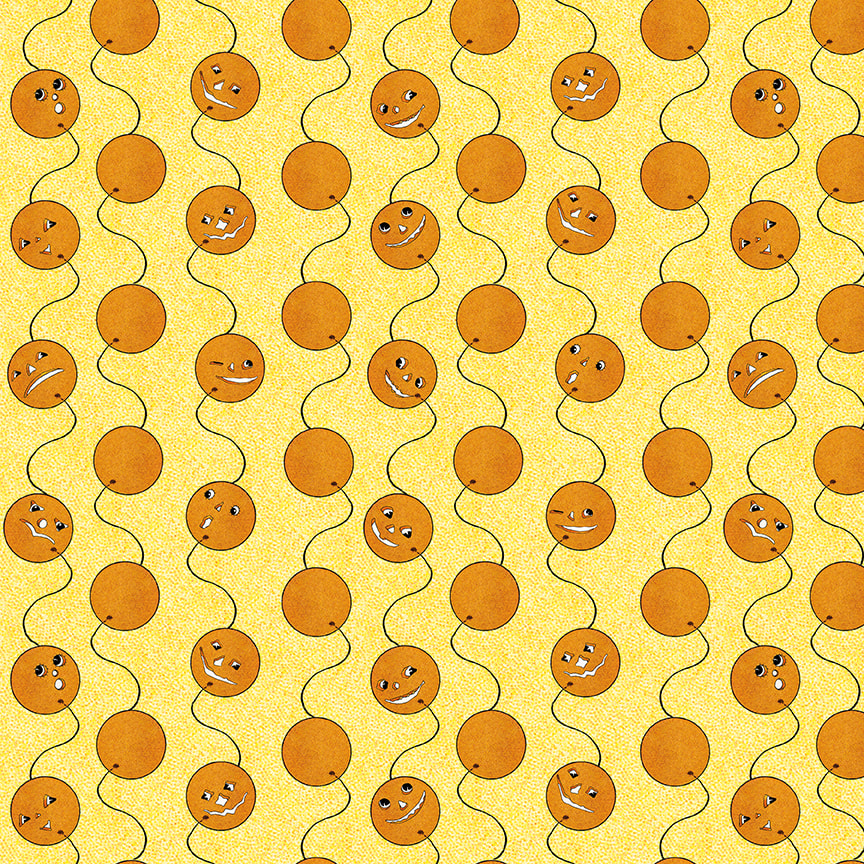 Jack-O-Lantern Balloons - Yellow