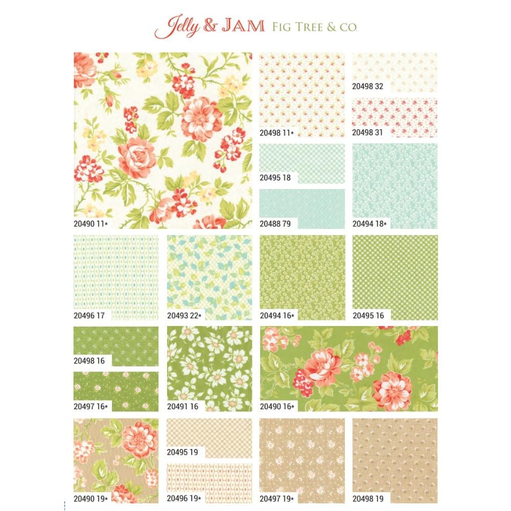 Jelly & Jam Charm Pack | Fig Tree & Co. | 42- 5" Squares