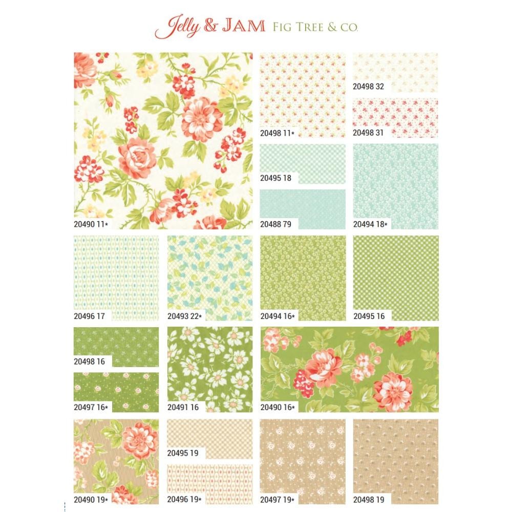 Jelly & Jam Fat Eighth Bundle | Fig Tree & Co. | 40 F8s