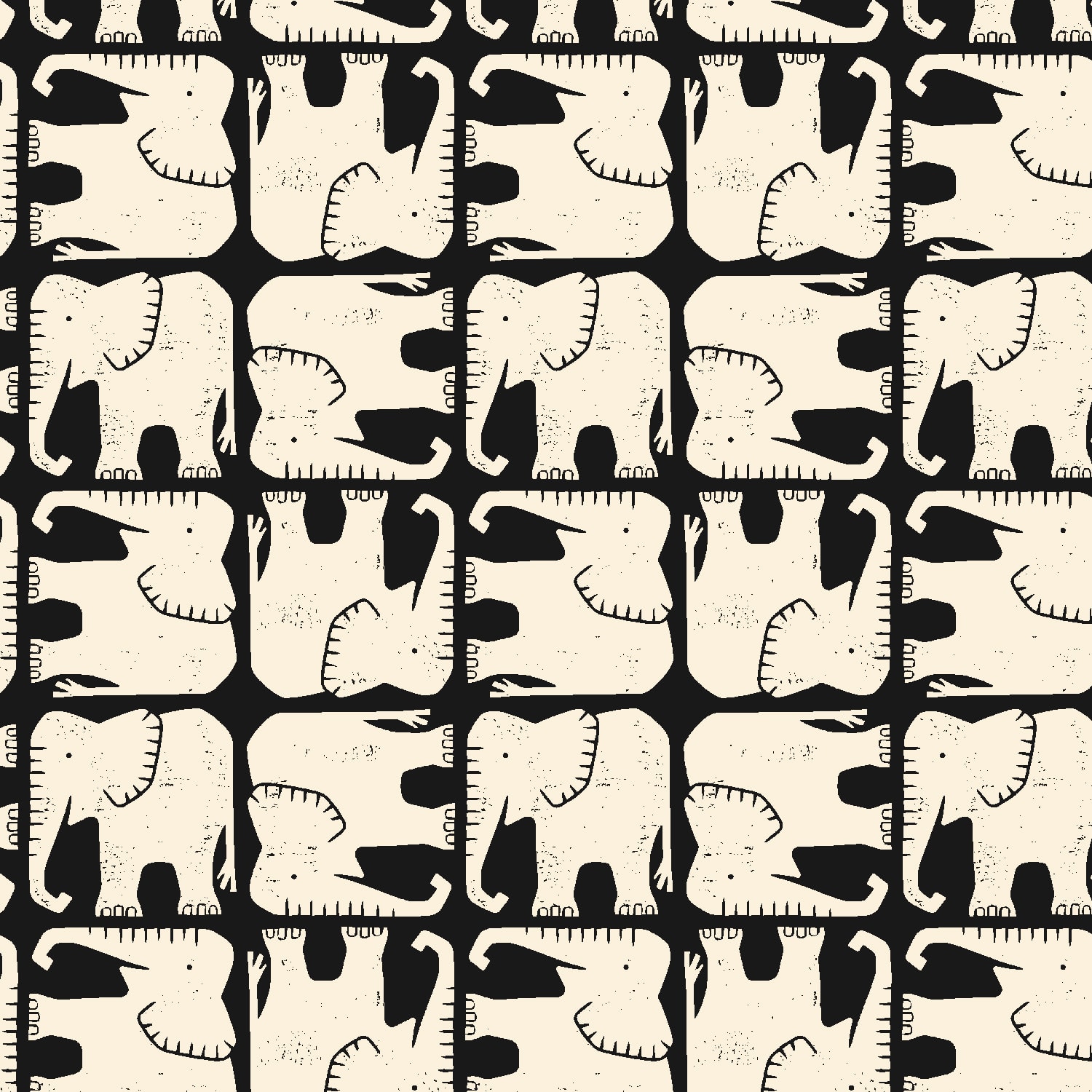 Jolly Elephant - Black