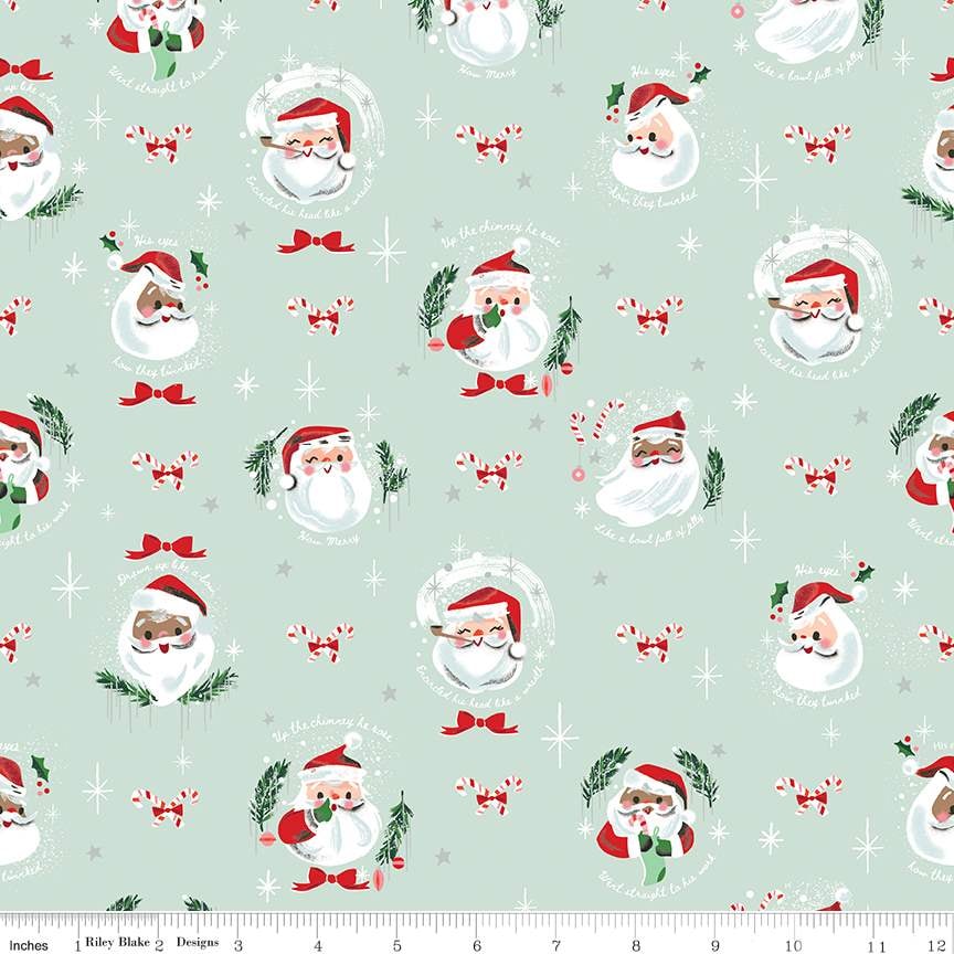 Jolly Old Elf - Light Mint Sparkle
