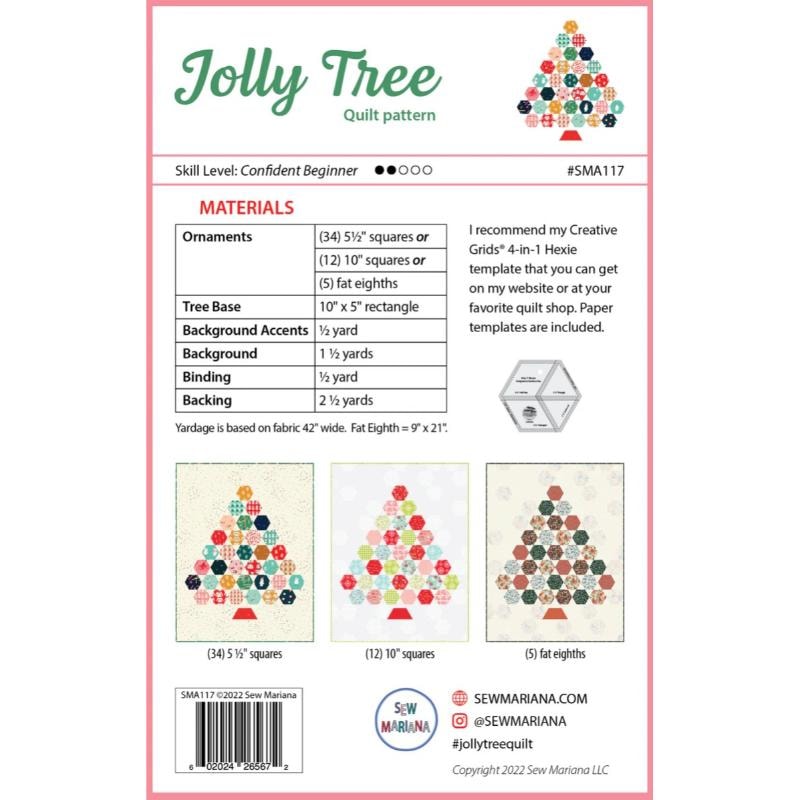 Jolly Tree Quilt Pattern | Sew Mariana