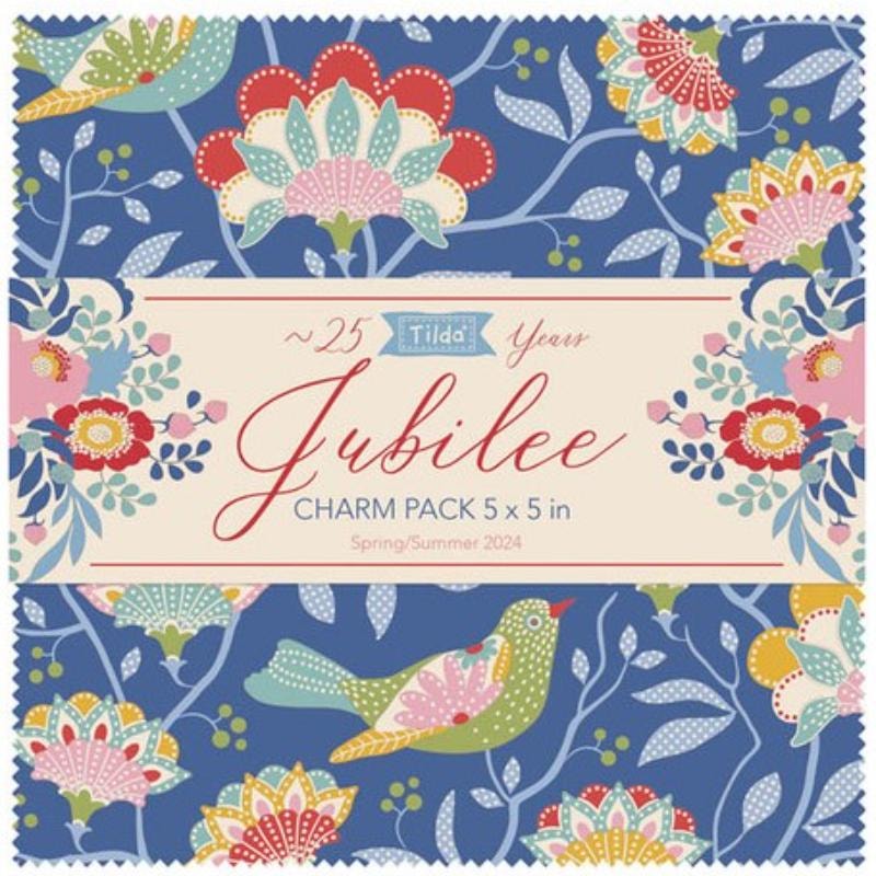Jubilee Charm Pack | Tilda Fabrics | 40 PCs