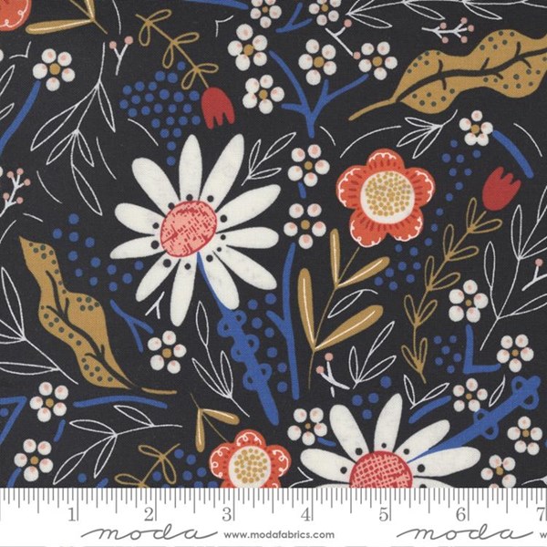 July Floral - Raven