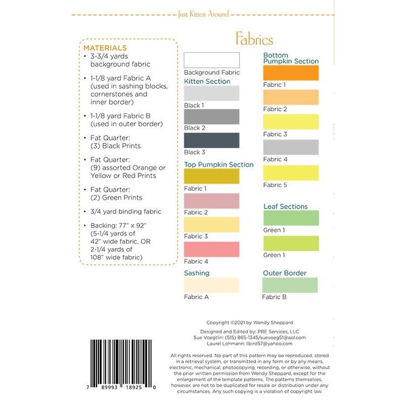 Just Kitten Around Quilt Pattern | Wendy Sheppard