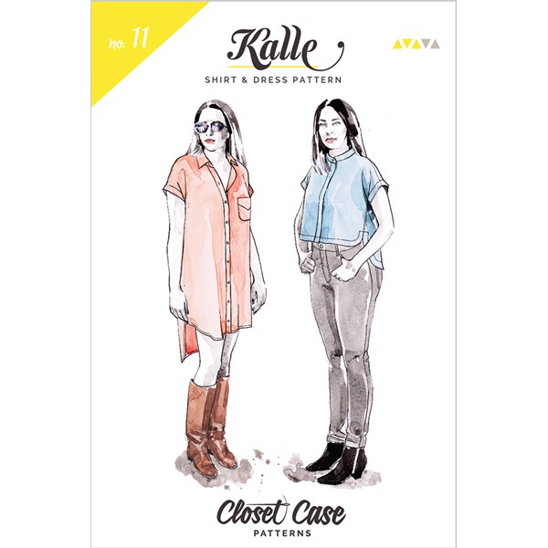 Kalle Shirt and Shirtdress Pattern by Closet Core Patterns
