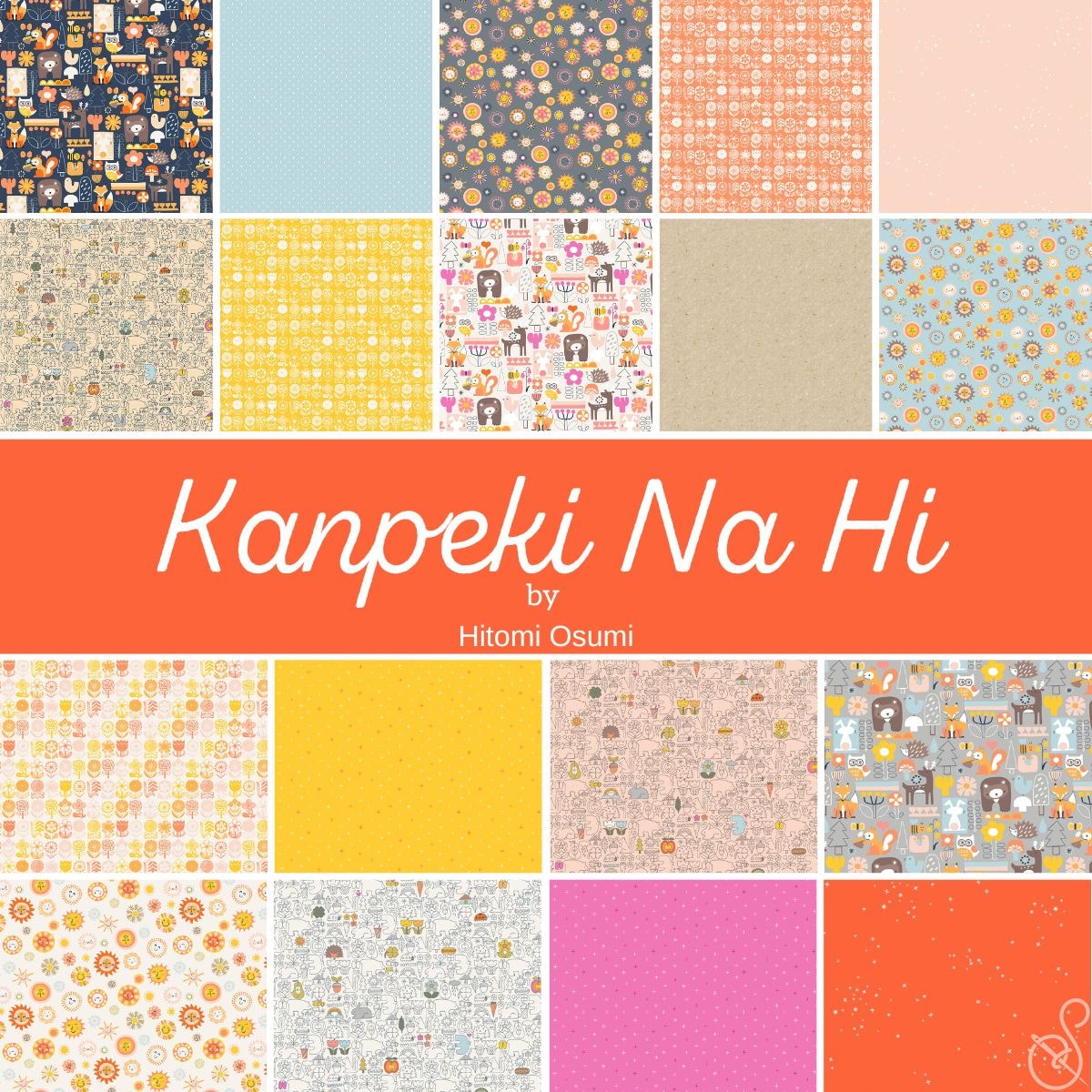 Kanpeki Na Hi Fat Quarter Bundle | Hitomi Osumi | 18 FQs