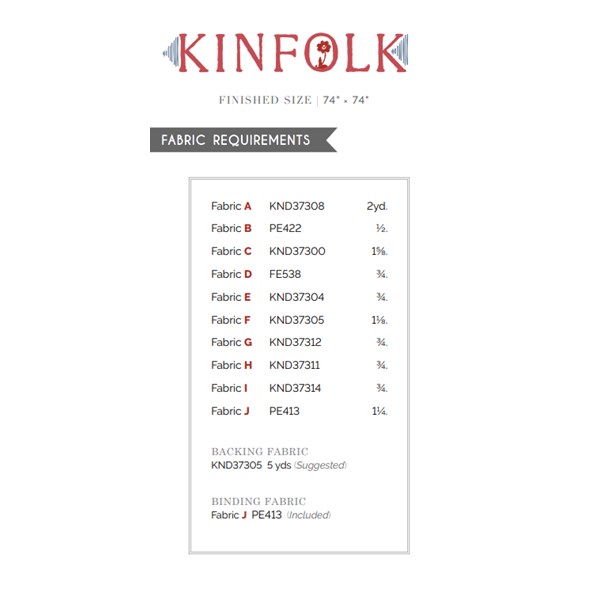 Kinfolk Quilt Kit
