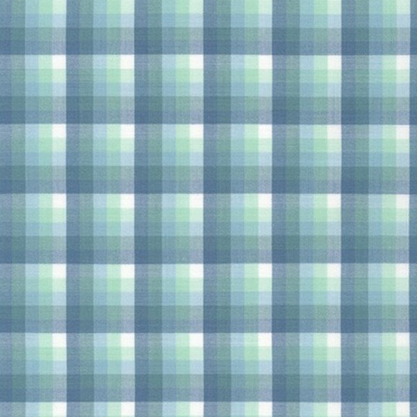 Kitchen Check Plaid - Dusty Blue