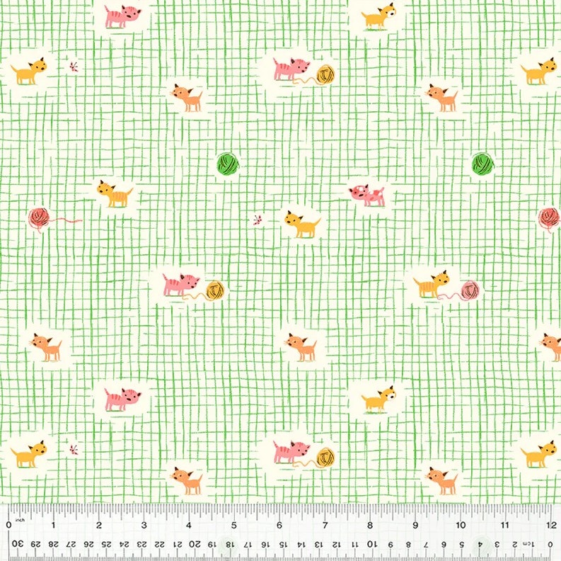 Kitten Plaid - Green