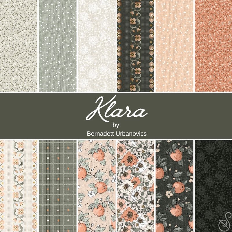 Klara Fat Quarter Bundle | Bernadett Urbanovics | 12 FQs